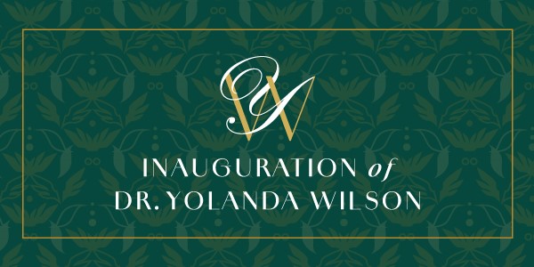 Inauguration of Dr. Yolanda Wilson