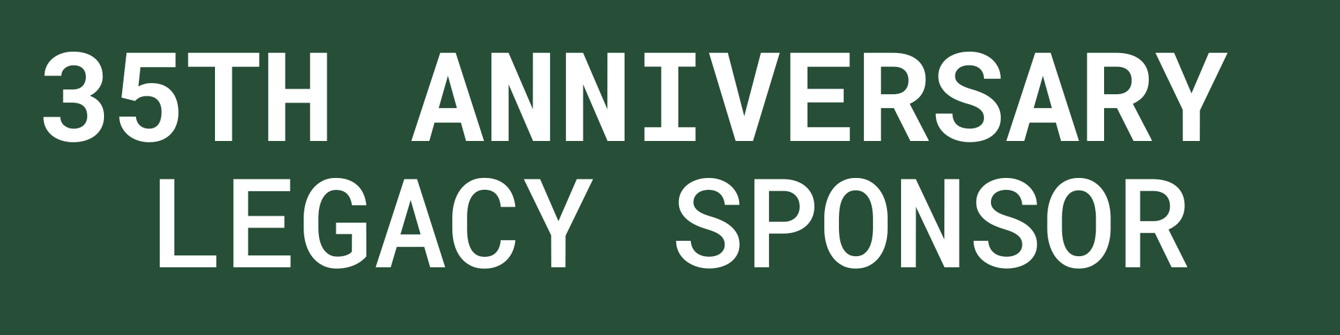 35th Anniversary Sponsor