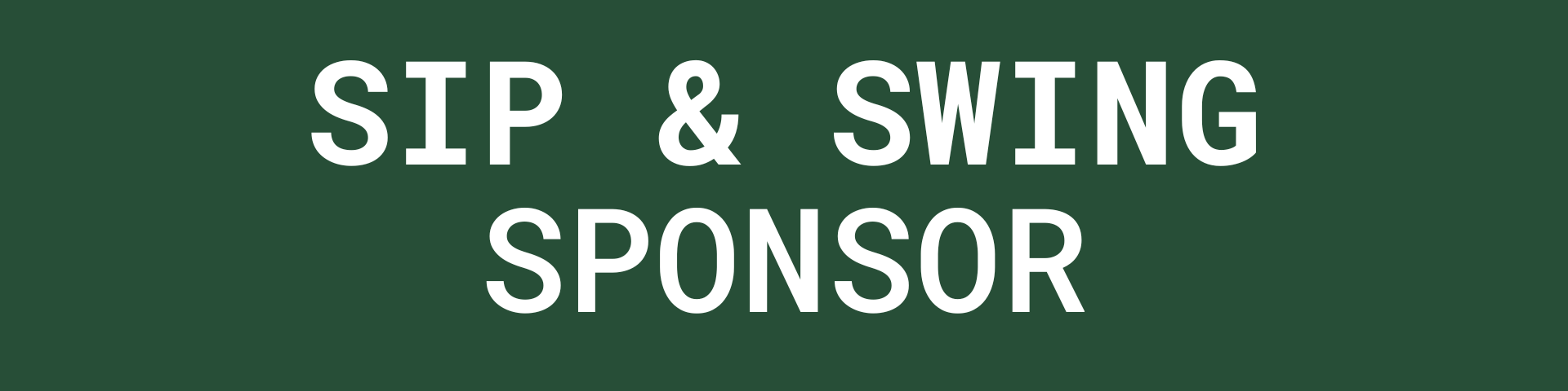 sip and swing sponsor