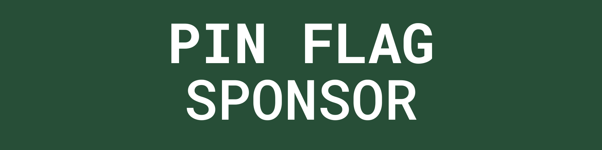 Pin Flag Sponsor