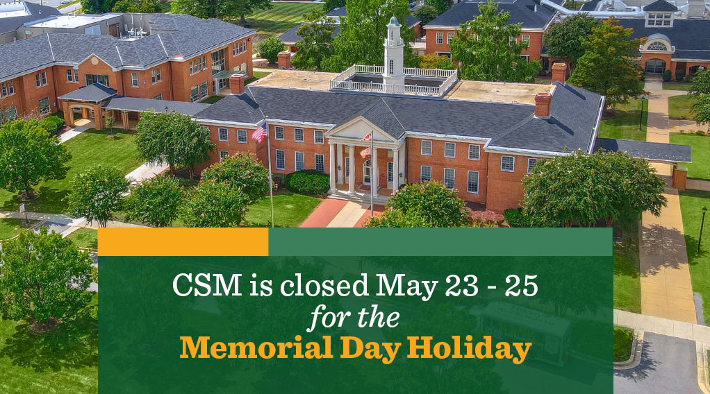 Memorial Day closing graphic
