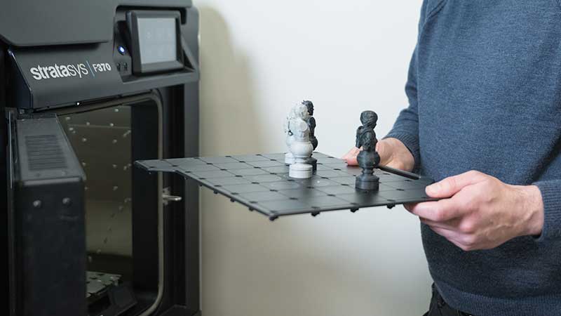 3D printed chess set