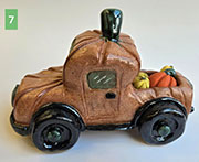 pumpkin-winner-#3-2025 of a truck made from the image of a pumpkin