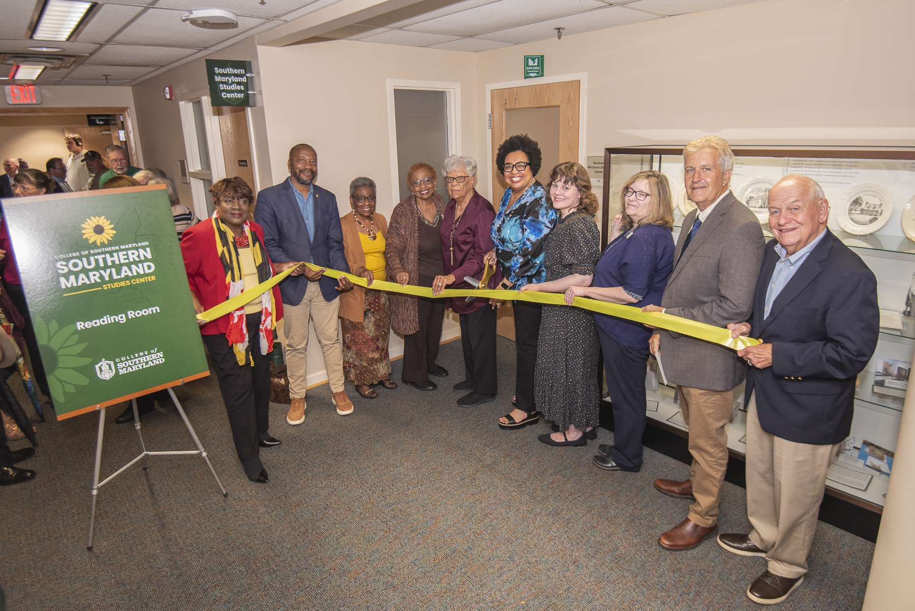 CSM Studies Center ribbon cutting