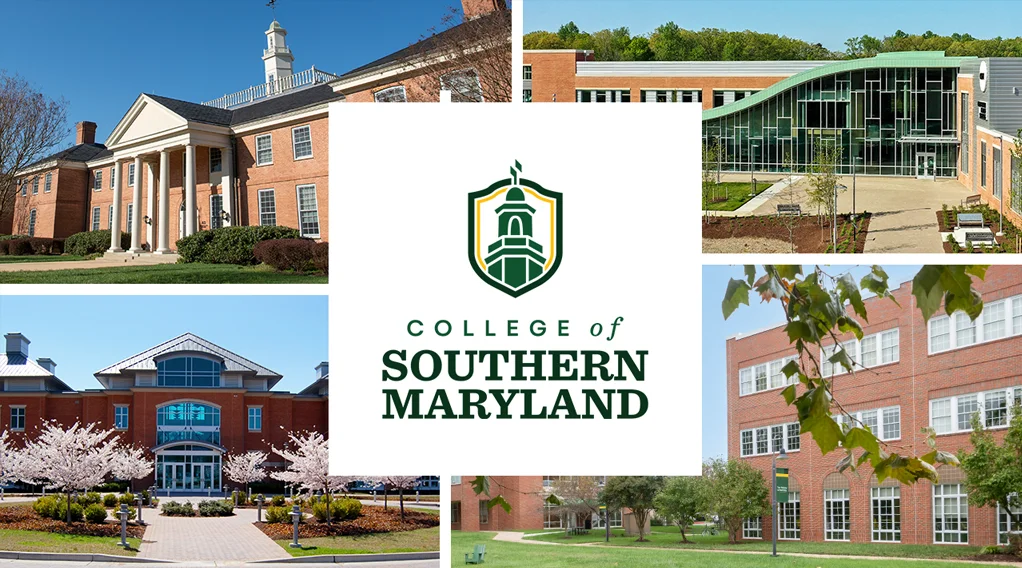 Collage of pretty campus photos