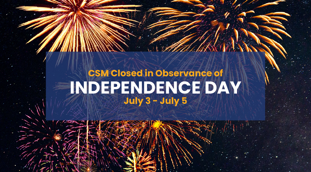 Campus closure announcement on background of fireworks
