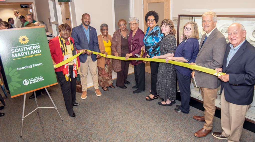 CSM Studies Center ribbon cutting