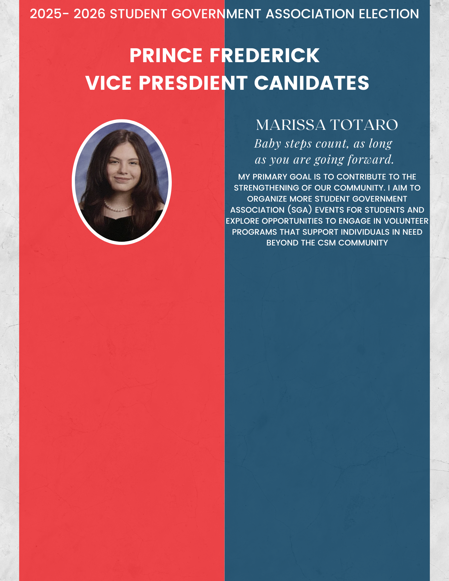 Prince Frederick Vice President