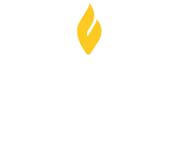 Logo of Bowie State University featuring a flame design above the name and establishment year, 1865.
